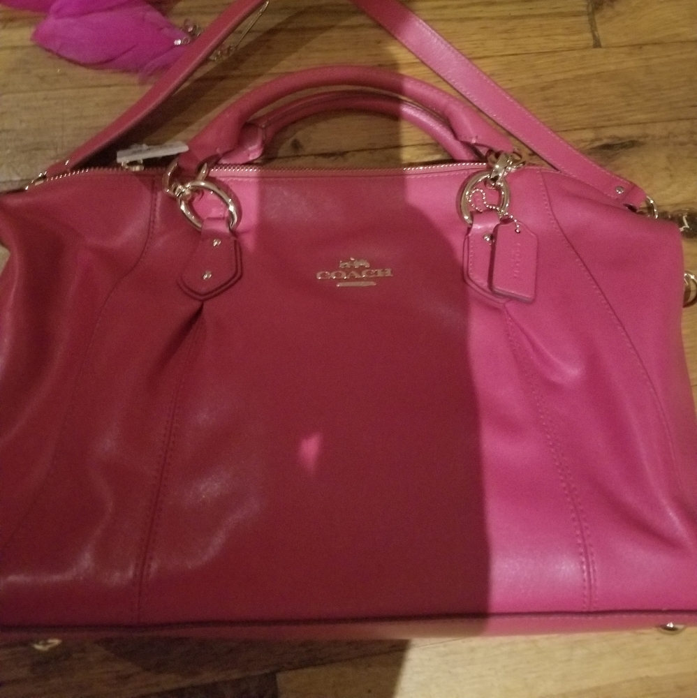 Pink Coach handbag